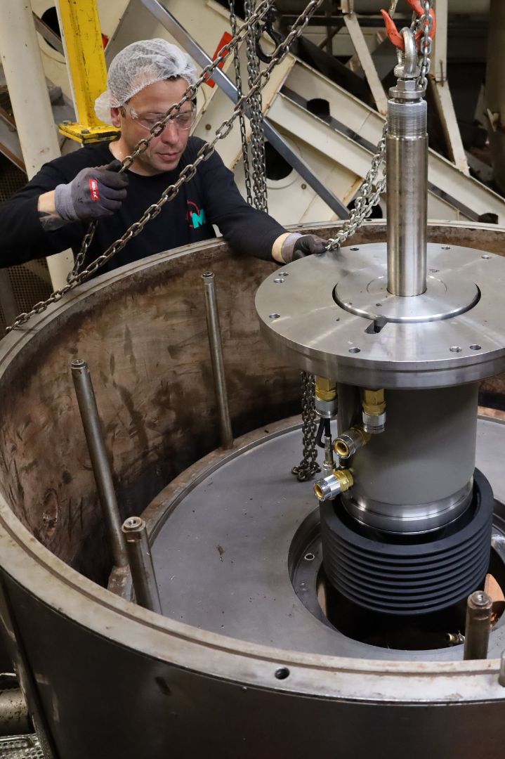 Revisie cacaoboter molen