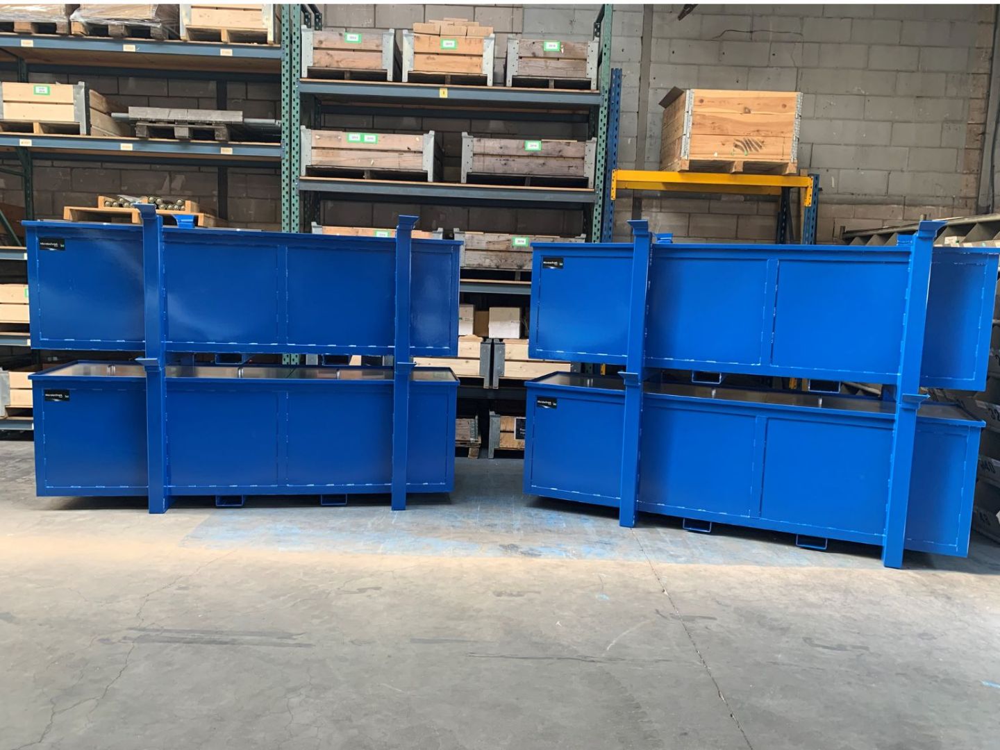 Fabricage stapelbare transportkisten